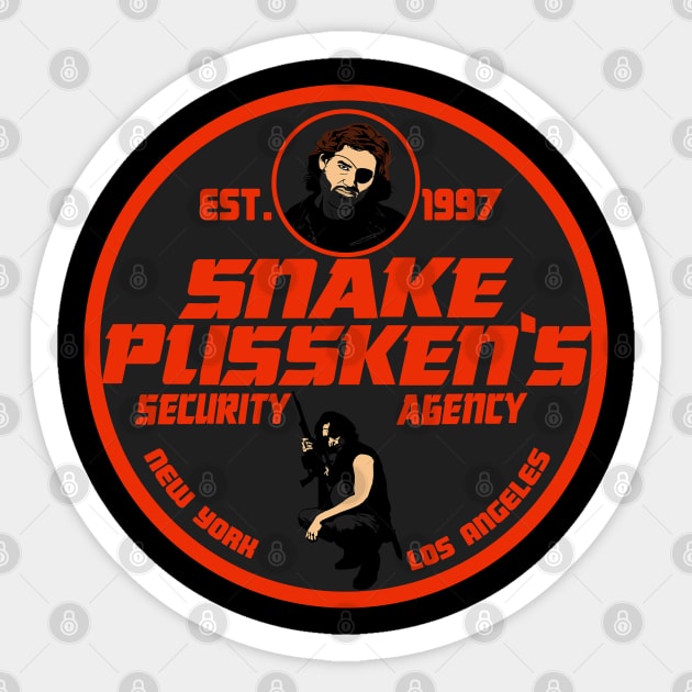 Snake Plissken Sticker by SuperEdu